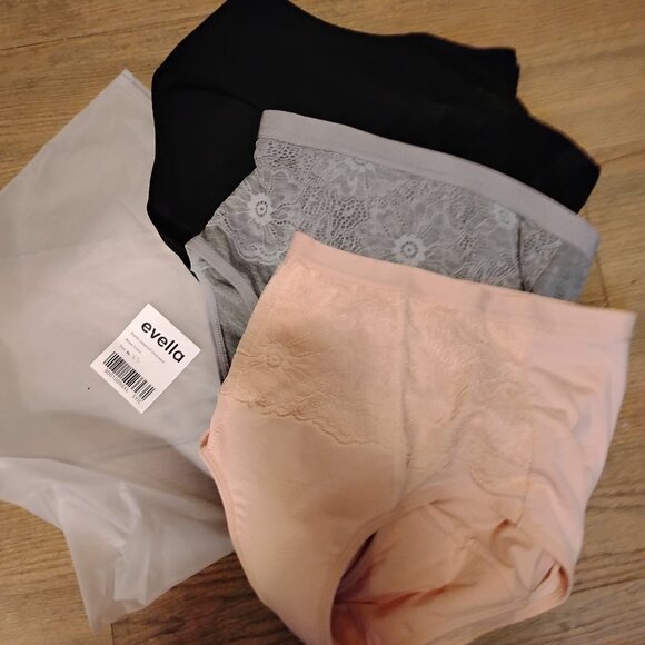 NEW!! EVELLA LEAKPROOF UNDERWEAR PERIOD/INCONTINENCE ETC. XS 3 PAIR - Picture 1 of 2